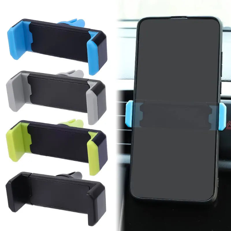 Support Téléphone Universel pour Voiture – Fixation Grille d’Aération, Rotation Flexible & Compatible Tous Smartphones