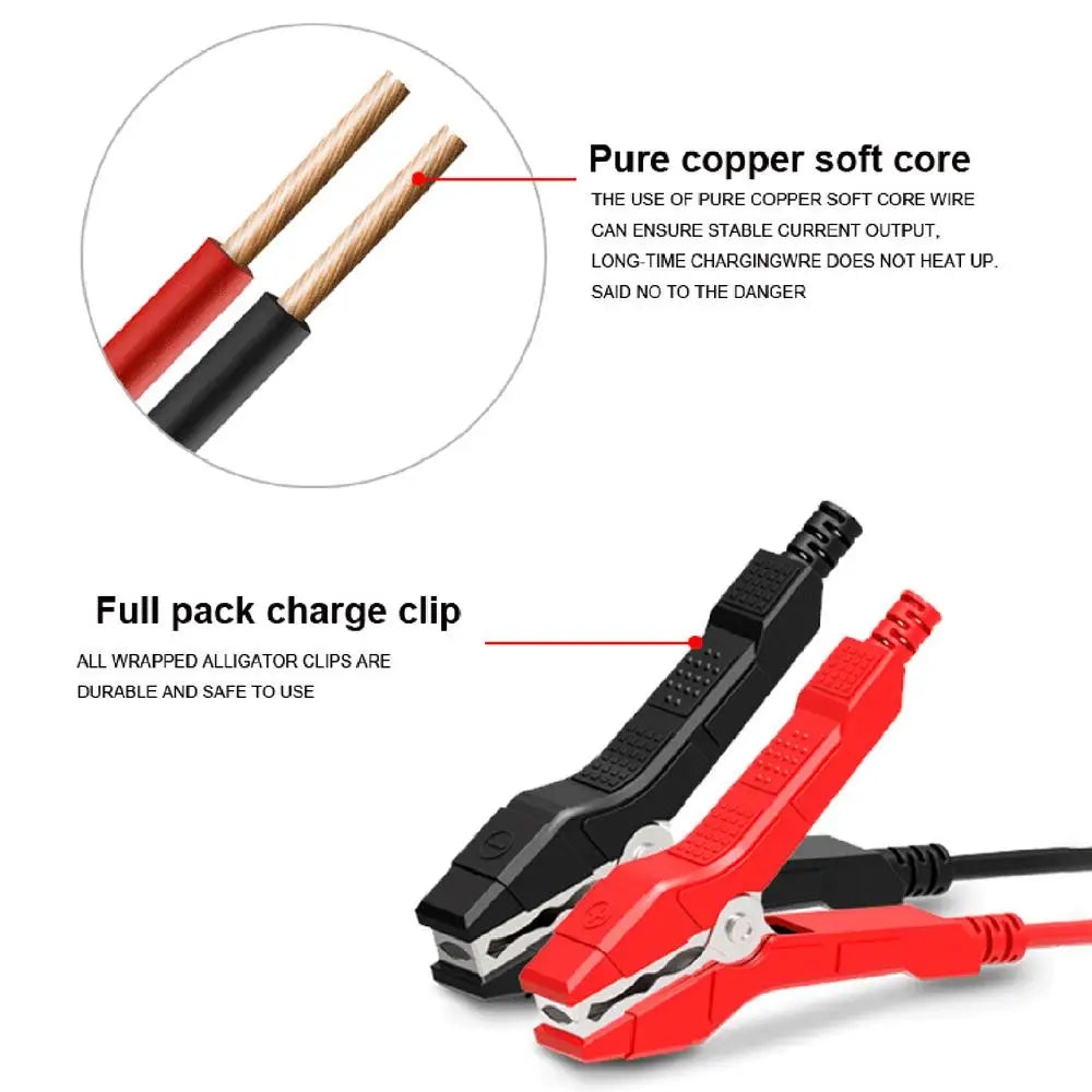 Battery Jumper Starter Portable Jump Starter Power Pack Powerful Device with LCD Screen 12V for Automobile Truck Motorcycle