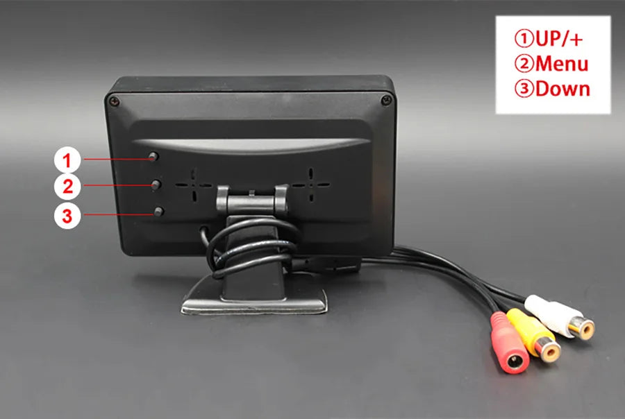 Écran de Recul 4,3’’ Rotatif avec Caméra Grand Angle 160° – Installation Facile, Compatible Multi-Véhicules