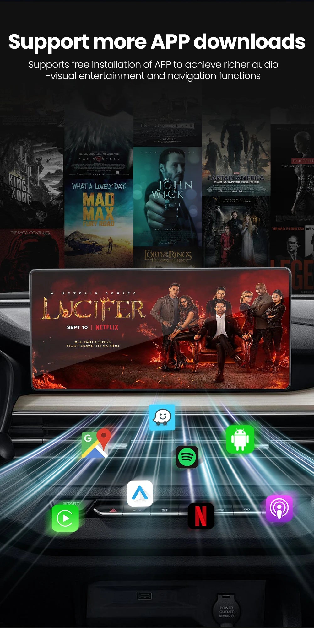 Android 14 HDMI TV Box Carplay Wireless Android Auto Smart Ai Box RK3528 For Netflix Youtube For OEM Car CarPlay/Android Auto
