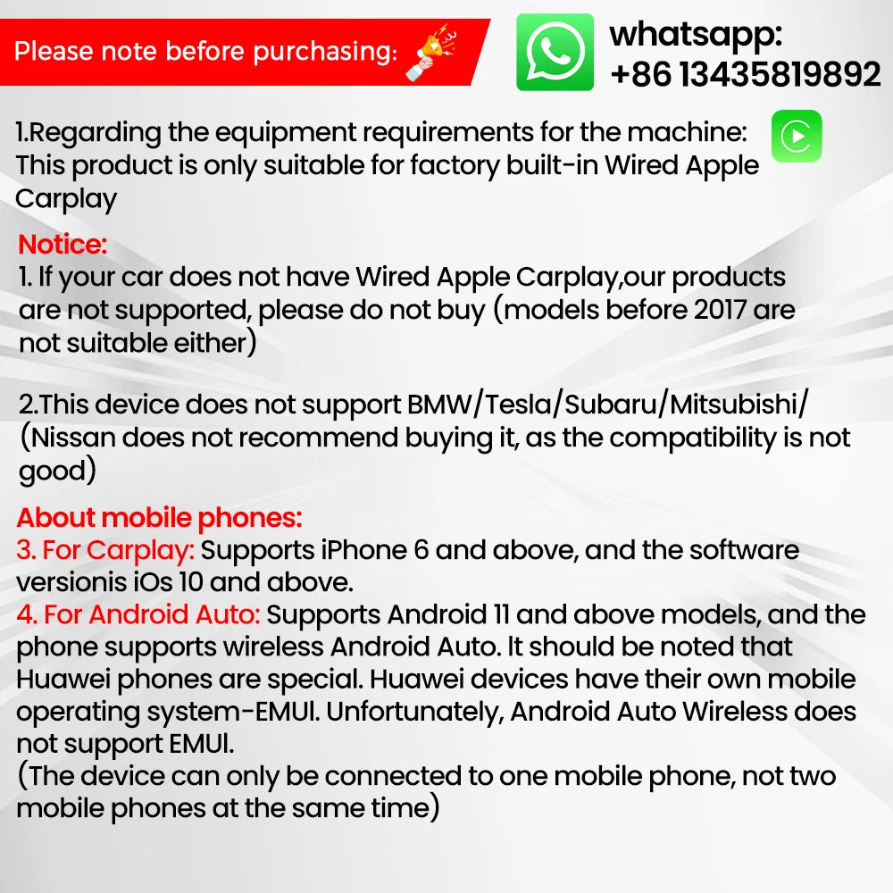 Android 14 HDMI TV Box Carplay Wireless Android Auto Smart Ai Box RK3528 For Netflix Youtube For OEM Car CarPlay/Android Auto