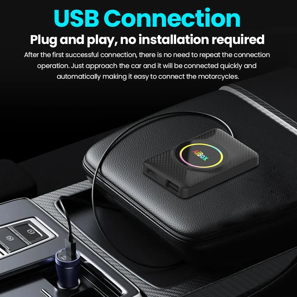 Android 14 HDMI TV Box Carplay Wireless Android Auto Smart Ai Box RK3528 For Netflix Youtube For OEM Car CarPlay/Android Auto