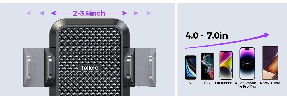 Joyroom JR-ZS230 – Support Téléphone Voiture Air Vent 2023, Rotation 360°, Fixation Ultra-Résistante &amp; Compatible 99% Smartphones